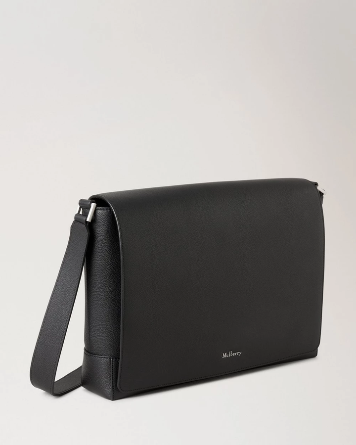 Farringdon Messenger Black Small Pebble Grain