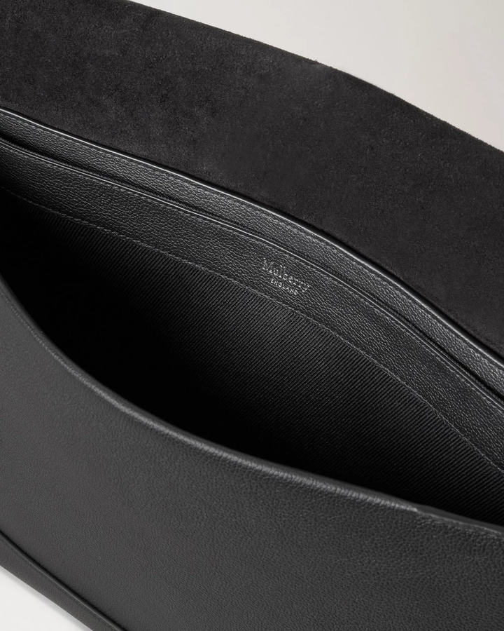 Farringdon Messenger Black Small Pebble Grain