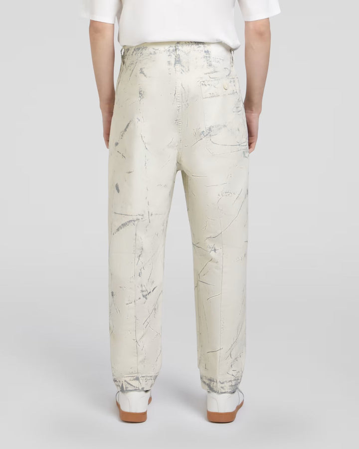 Cotton Cargo Pants Hand Painted