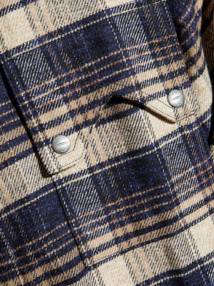 Flannel Long Sleeve Overshirt