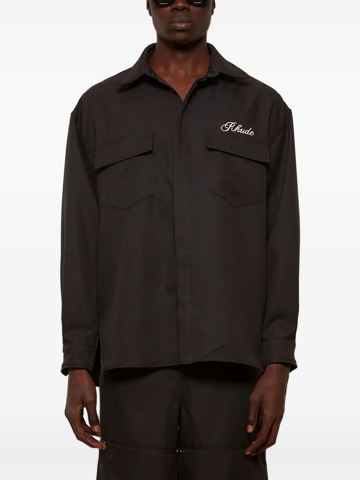 Boxy Long Sleeve Work Shirt