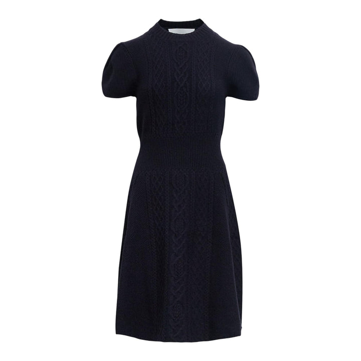 Club21 - 3.1 Phillip Lim - Cable Mix Tulip Dress - WOVEN DRESSES - Navy