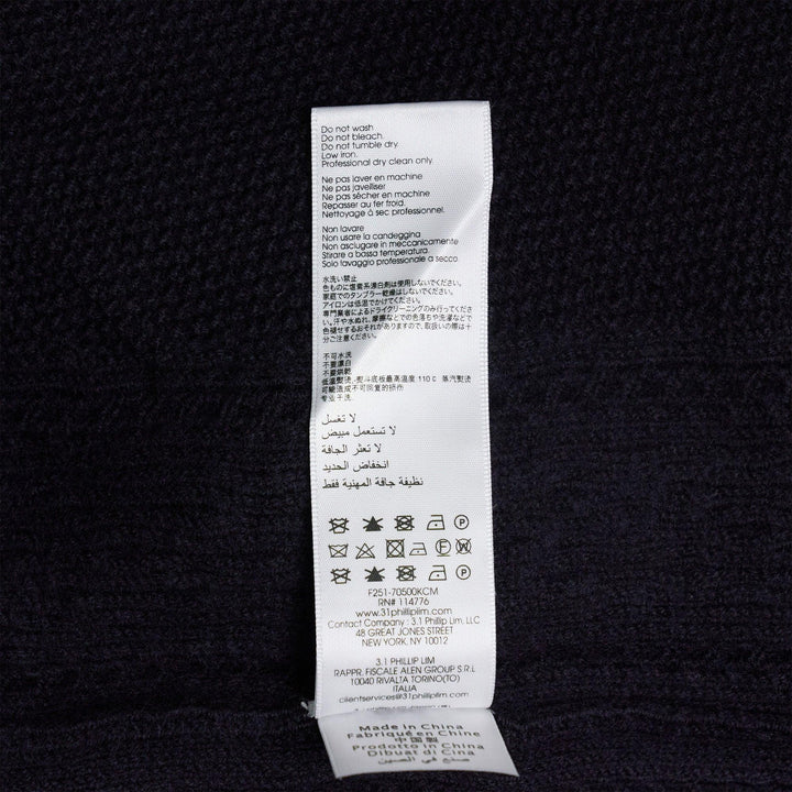 Club21 - 3.1 Phillip Lim - Cable Mix Tulip Dress - WOVEN DRESSES - Navy