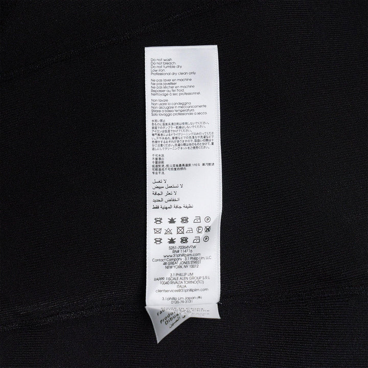 Club21 - 3.1 Phillip Lim - Compact Rib Tulip Mini Dress - WOVEN DRESSES - Black