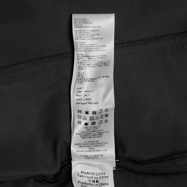 Club21 - 3.1 Phillip Lim - Draped Bow Belted Shell Top - KNIT TOPS - Black