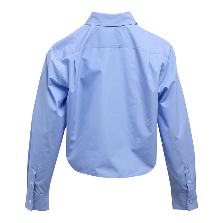Club21 - 3.1 Phillip Lim - Embellished Collar Long Sleeve Shirt - BLOUSES - Blue