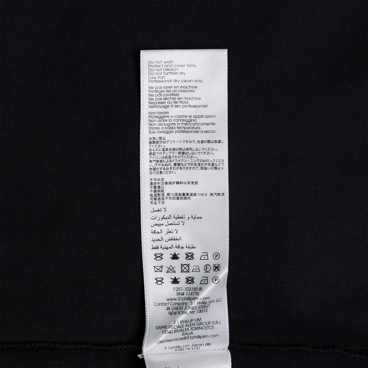 Club21 - 3.1 Phillip Lim - Joy Is A Great Adventure Oversized Tee - TEES - Black