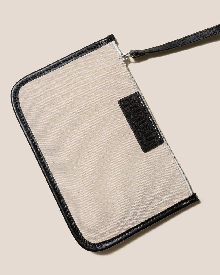 Calella 바이컬러 가죽 트림 토트