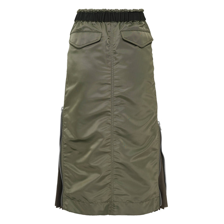 Nylon Twill Skirt