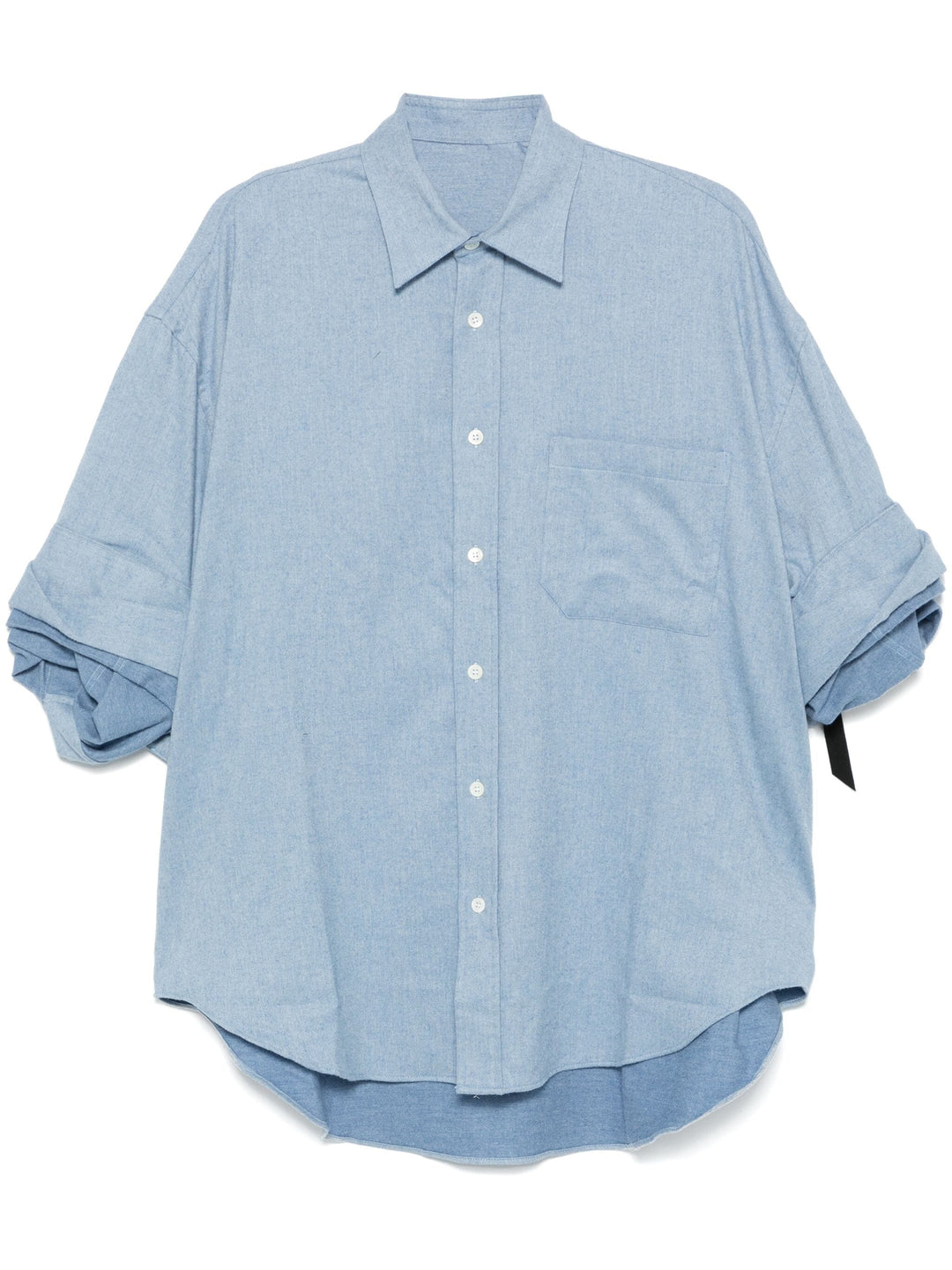 Oversized Fold Sleeve Shirt