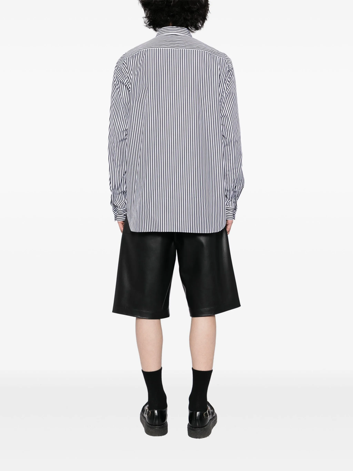 Cotton Broad Stripe Medium Shirt