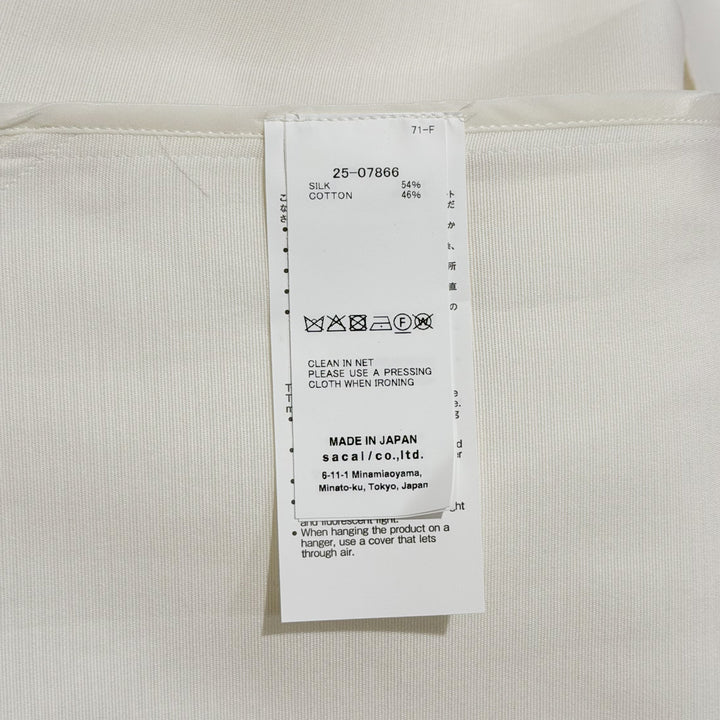 Double-Faced Silk Cotton Shirt