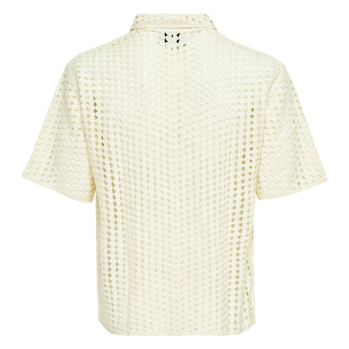 Cut Out Short Sleeve Shirt