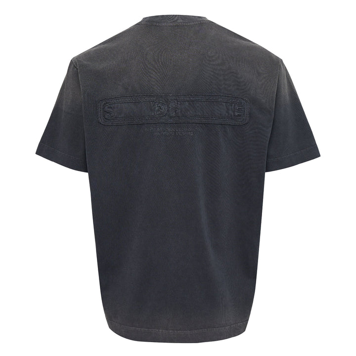 Washed Black Solid Tee