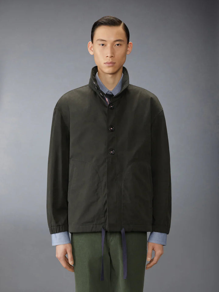 Waxed Tech Hooded Anorak Jacket Men
