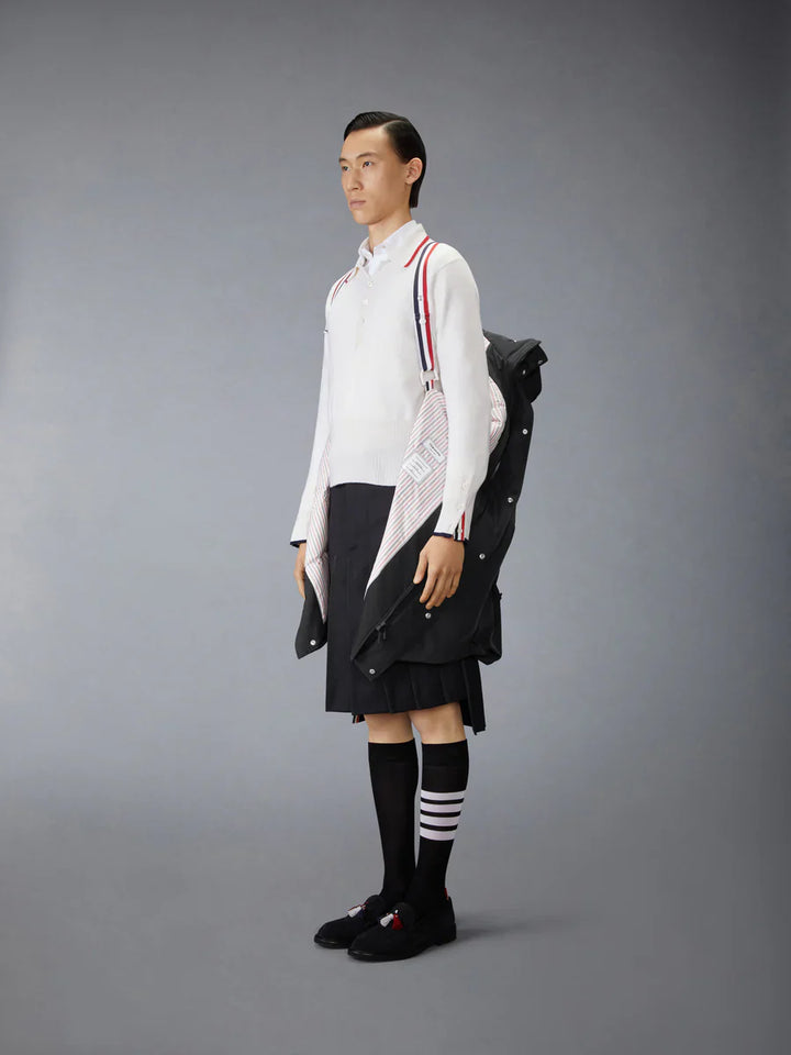 Poly Twill 4-Bar Down Filled Parka Men