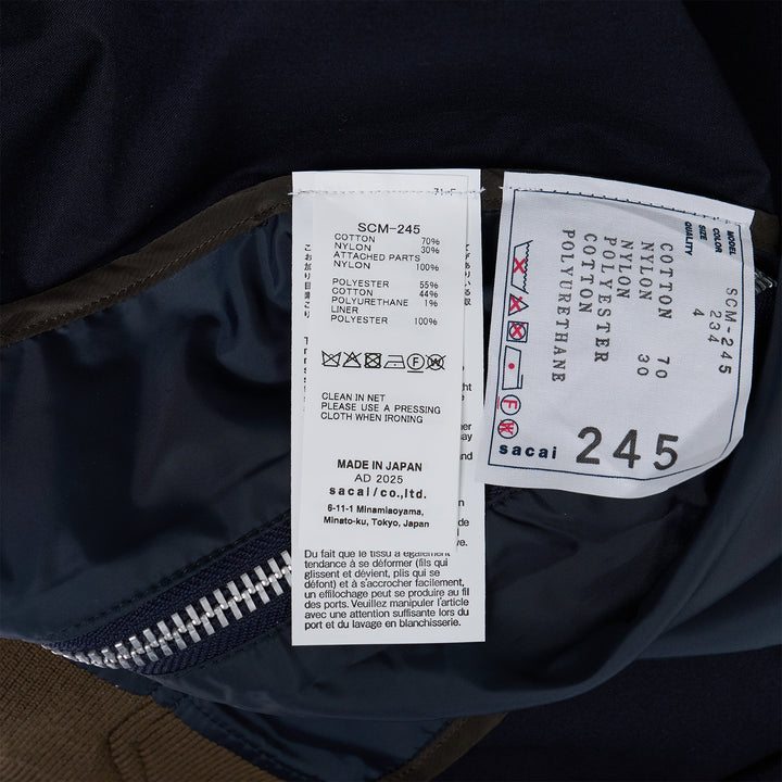 Cotton Nylon Oxford Jacket