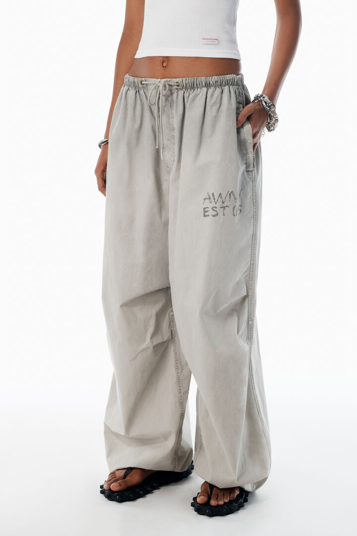Mid-Rise Parachute Track Pant