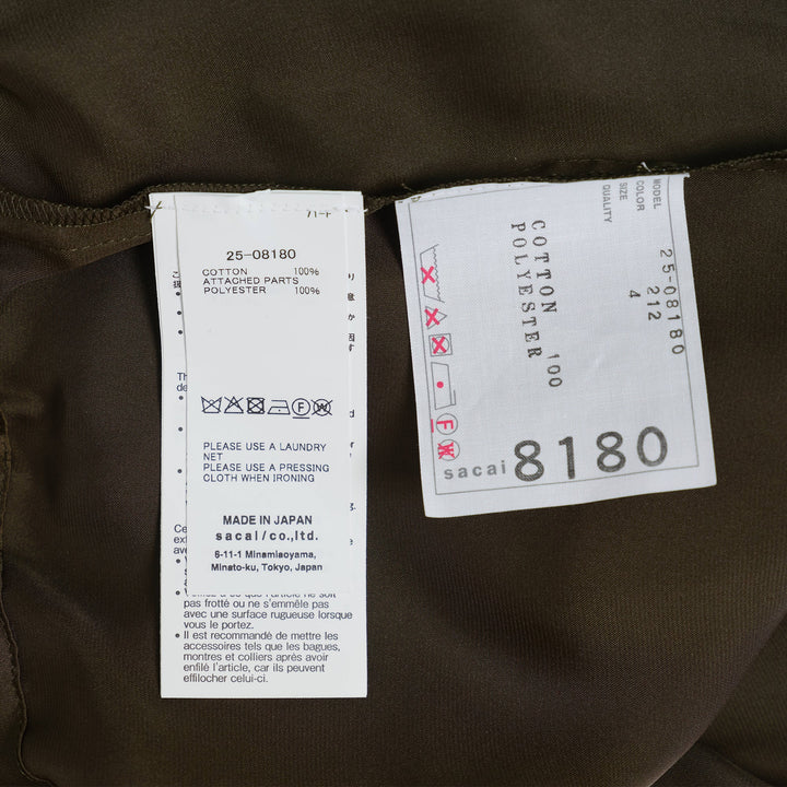 Satin X Cotton Jersey T-Shirt