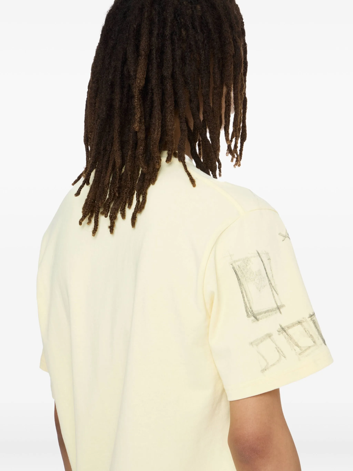 Cafe Scene Allover Print T-Shirt