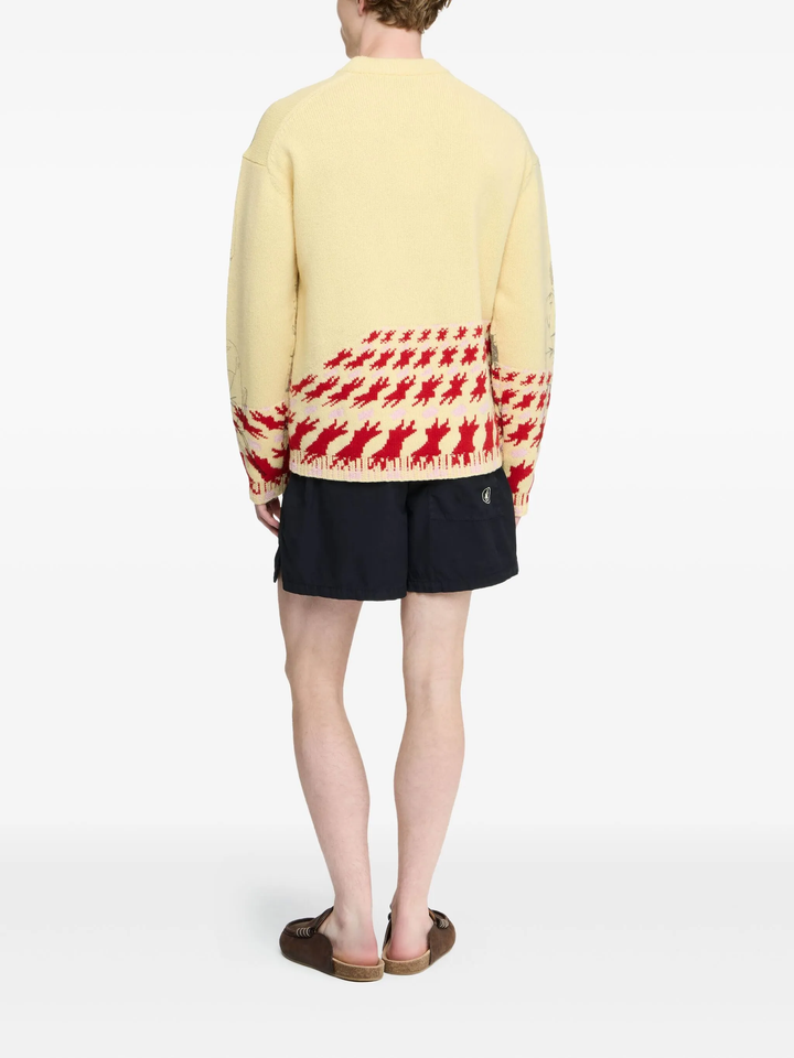 Print Jacquard Jumper