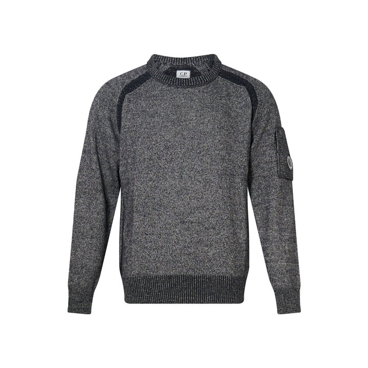 Fleece Knit Crewneck Sweater