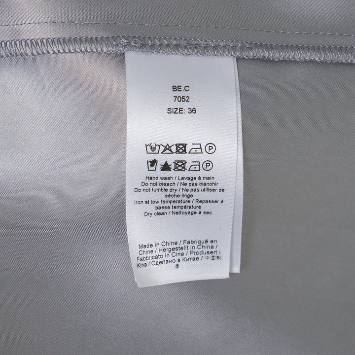 Double Viscose Satin Long Sleevs Top