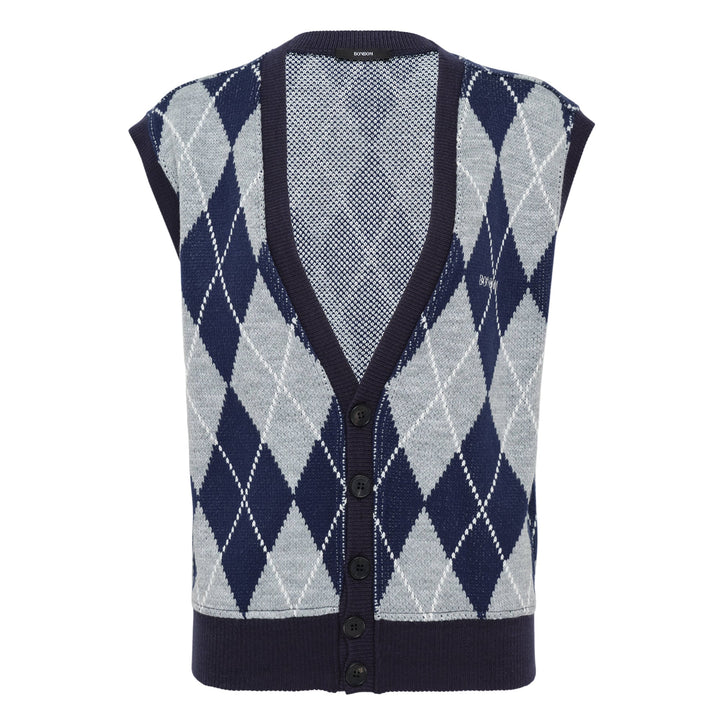 Argyle Knit Vest