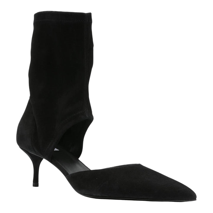 Club21 - ALAIA - Low Boots 55 Suede Goatskin - HEELS - Black