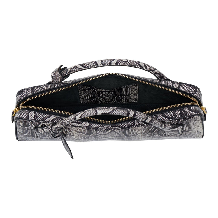 Club21 - ALAIA - Teckel Clutch Ayers Snakeskin - CLUTCH BAGS - Animal Print