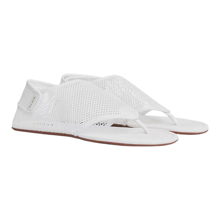 Club21 - ALAIA - Tong Sandals Mesh - FLAT SANDALS - White