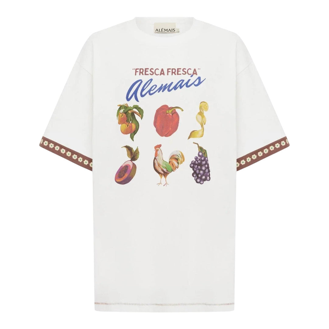 Club21 - ALEMAIS - Mercado Tee - TEES - White