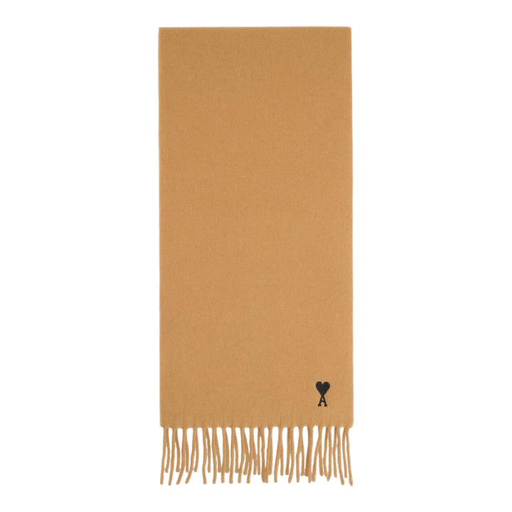 Club21 - AMI - Black Ami De Coeur Scarf - SCARVES - Brown