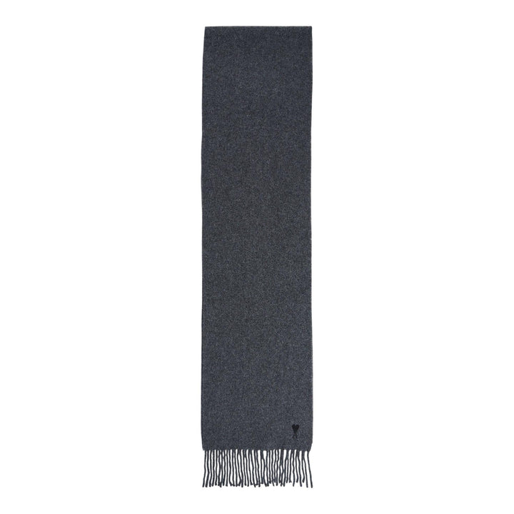Club21 - AMI - Black Ami De Coeur Scarf - SCARVES - Grey