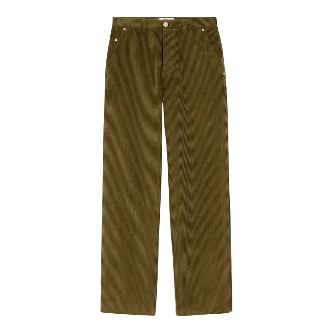 Club21 - AMI - Large Fit Pant Corduroy - PANTS - Olive
