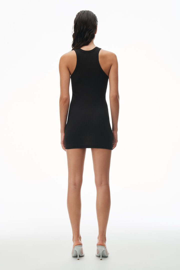 Alexander-Wang-Womens-Racer-Tank-Dress-Black-4