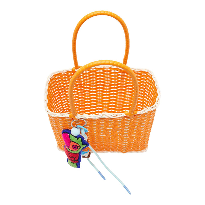 Club21 - BANGKOK BASKET - Woven Basket Small - TOTES - Orange