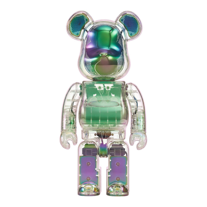 Club21 - BE@RBRICK - BE@RBRICK AUDIO 400% Portable Bluetooth® Speaker Iridescent Collection Crystal Halo - NOVELTY - Crystal Halo