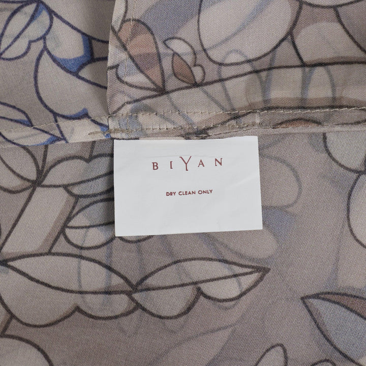 Club21 - Biyan - Organza Silk Print Midi Dress - WOVEN DRESSES - Beige