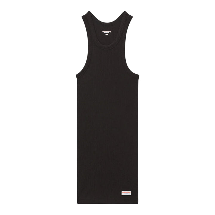 Club21 - Bodywear by Alexander Wang - Womens Racer Tank Dress In Ribbed Cotton - UNDERSHIRTS - Black