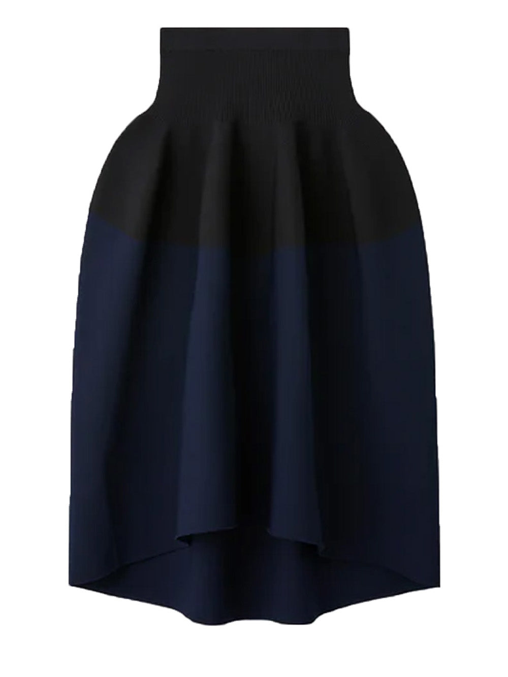 CFCL-Pottery-Round-Hem-Skirt-Navy-1