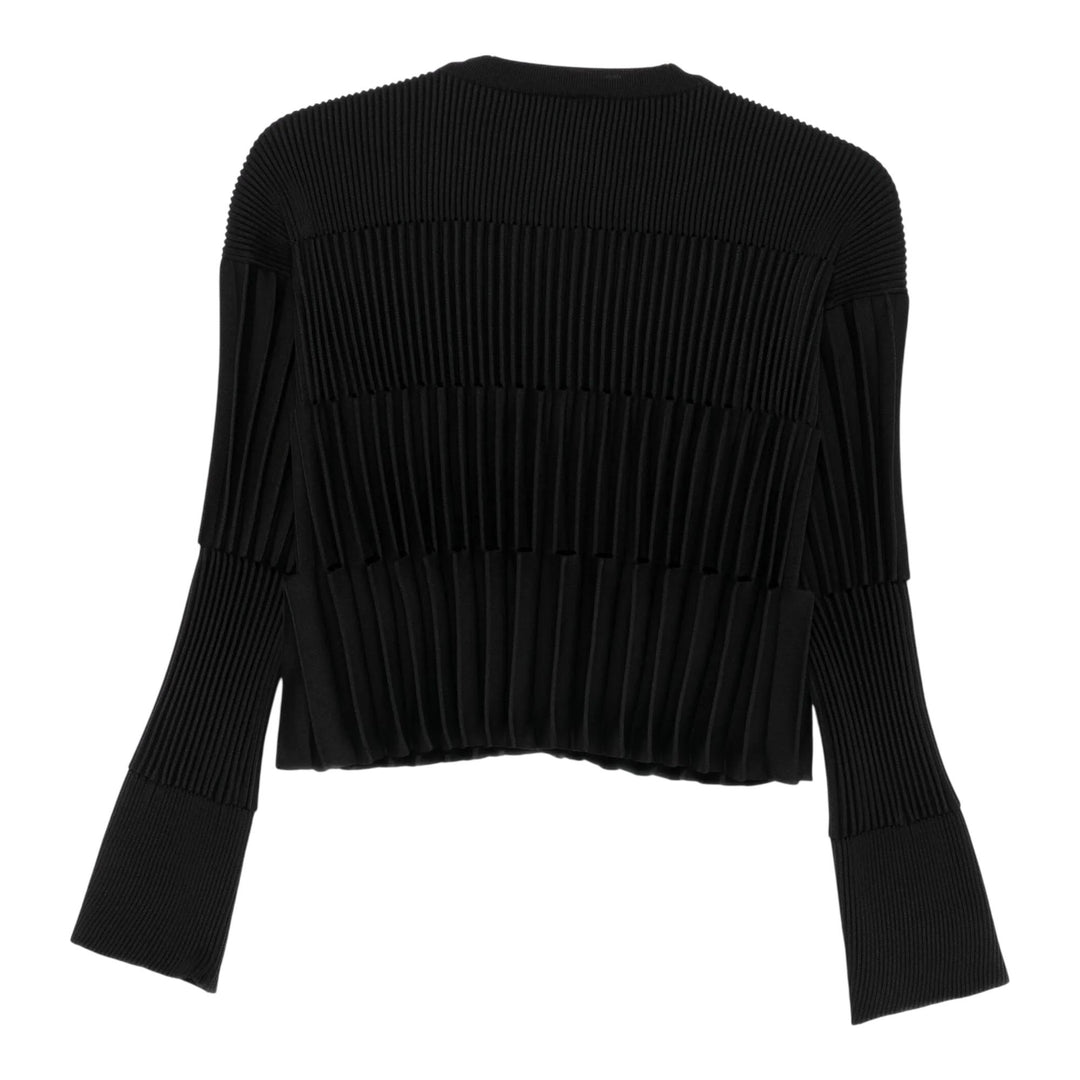 Club21 - CFCL - Accordion Cropped Cardigan - CARDIGANS - Black
