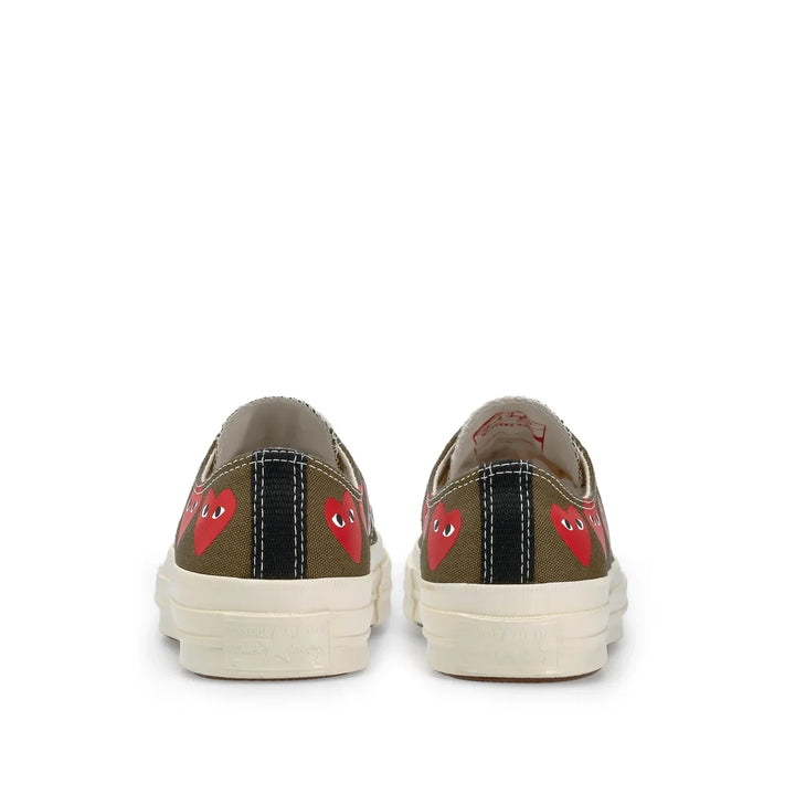 COMME-des-GARCONS-PLAY-CONVERSE-Converse-Multi-Hearts-Low-Top-Sneakers-Khaki-5