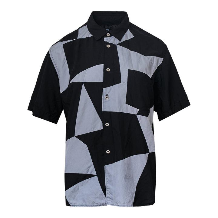 Club21 - COMME des GARCONS BLACK - Polyester Spun Broad × Cotton Shirt - SHIRTS - Black