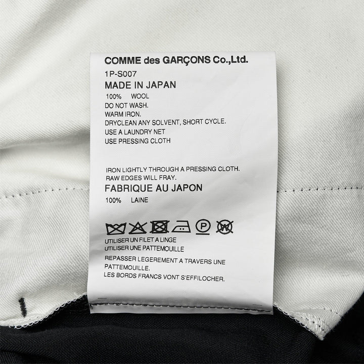 Club21 - COMME des GARCONS BLACK - Wool Tropical Ruffle Skirt - SKIRTS - Black