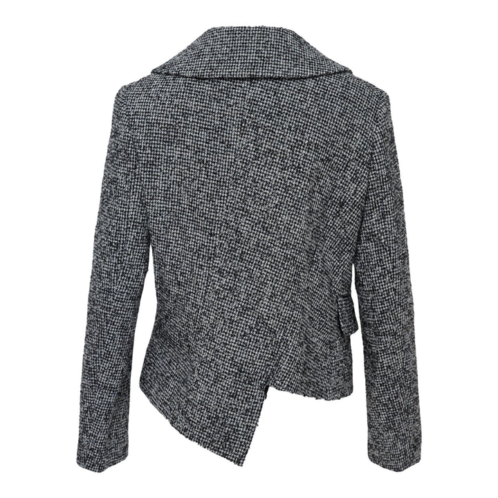 Club21 - COMME des GARCONS COMME des GARCONS - Asymmetrical Round Collar Jacket - JACKETS - Black