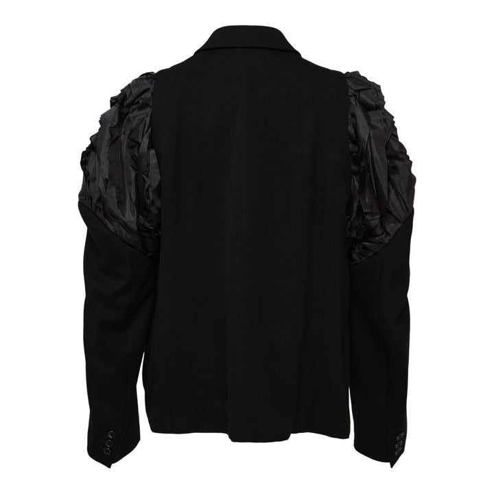 Club21 - COMME des GARCONS COMME des GARCONS - Court Sleeve Notched Collar Jacket - JACKETS - Black