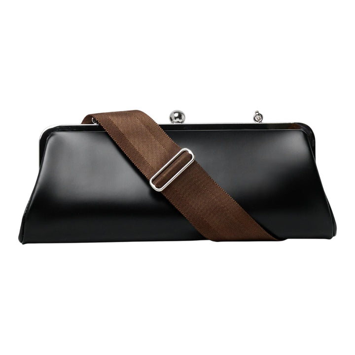 Club21 - COMME des GARCONS - Clasp Bag With Strap Large - MINI BAGS - Black