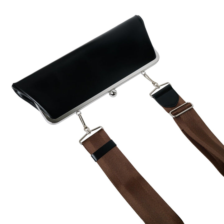 Club21 - COMME des GARCONS - Clasp Bag With Strap Large - MINI BAGS - Black