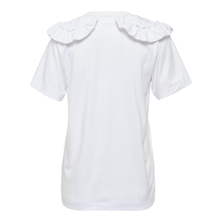 Club21 - COMME des GARCONS GIRL - Frilled Collar T-Shirt - TEES - White